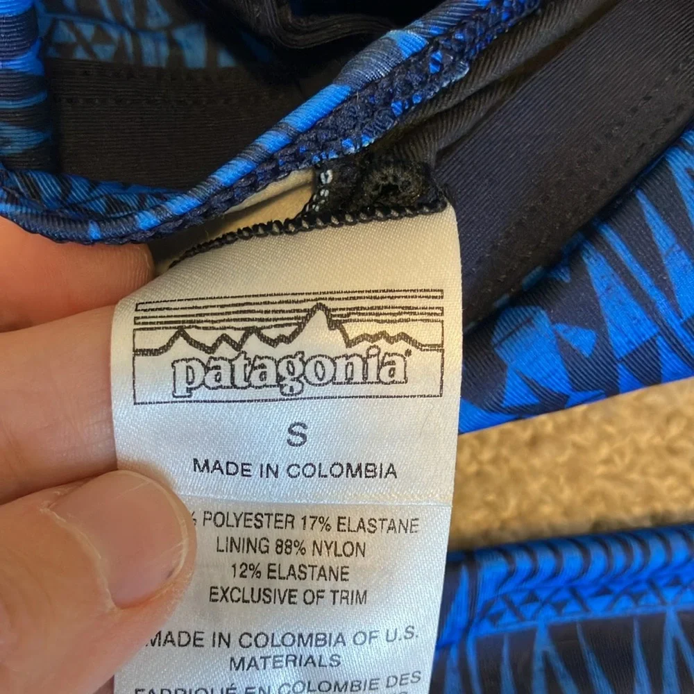 Patagonia Tribal Print Swim Top S - Picture 3 of 3